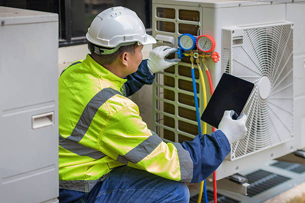 Professional Ductwork Repair technician working in Bloomsbury, NJ